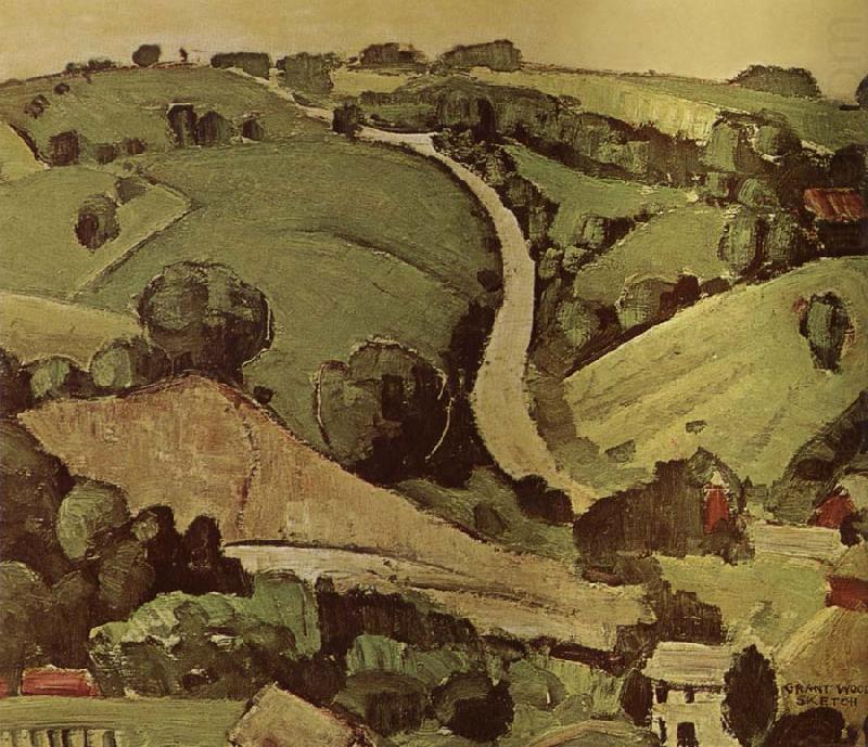 The Stone of Wall, Grant Wood